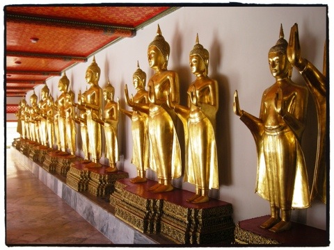 alignement bouddha Wat Pho