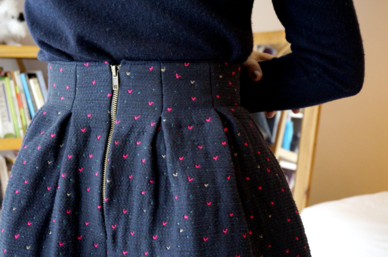 Jupe Chardon fermeture éclair