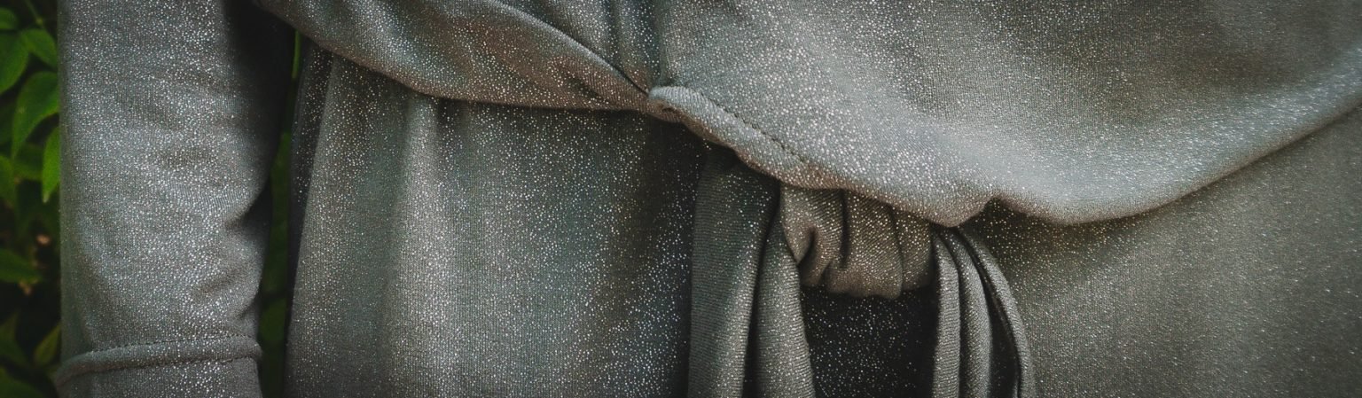 Robe nouée Burda jersey France Duval Stalla panoramique