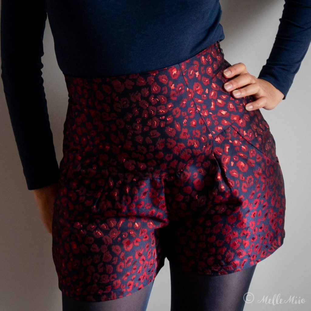 Short Chataigne Jacquard