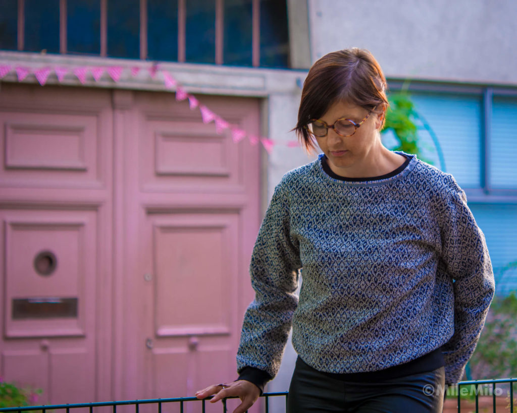 High Cuff Sweater pattern by The Assembly Line