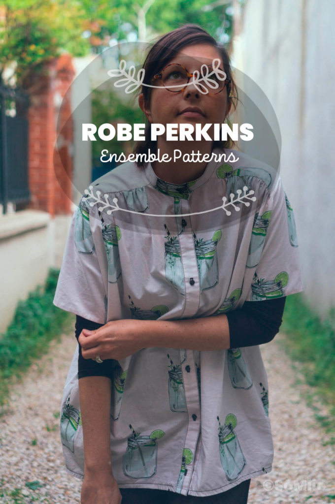 Le patron de la robe-chemise Perkins par Ensemble Patterns