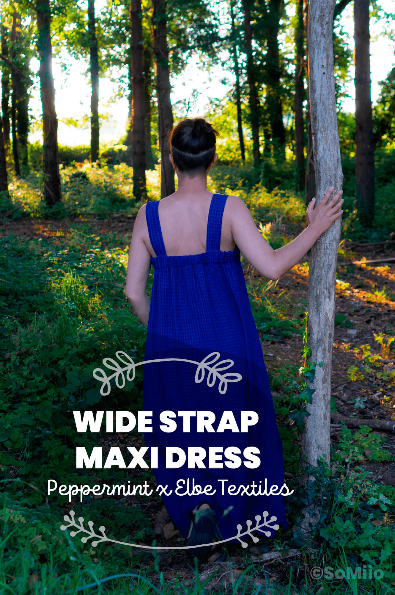 Sewing the Wide Strap Maxi Dress • free pattern (Peppermint) - SoMiio