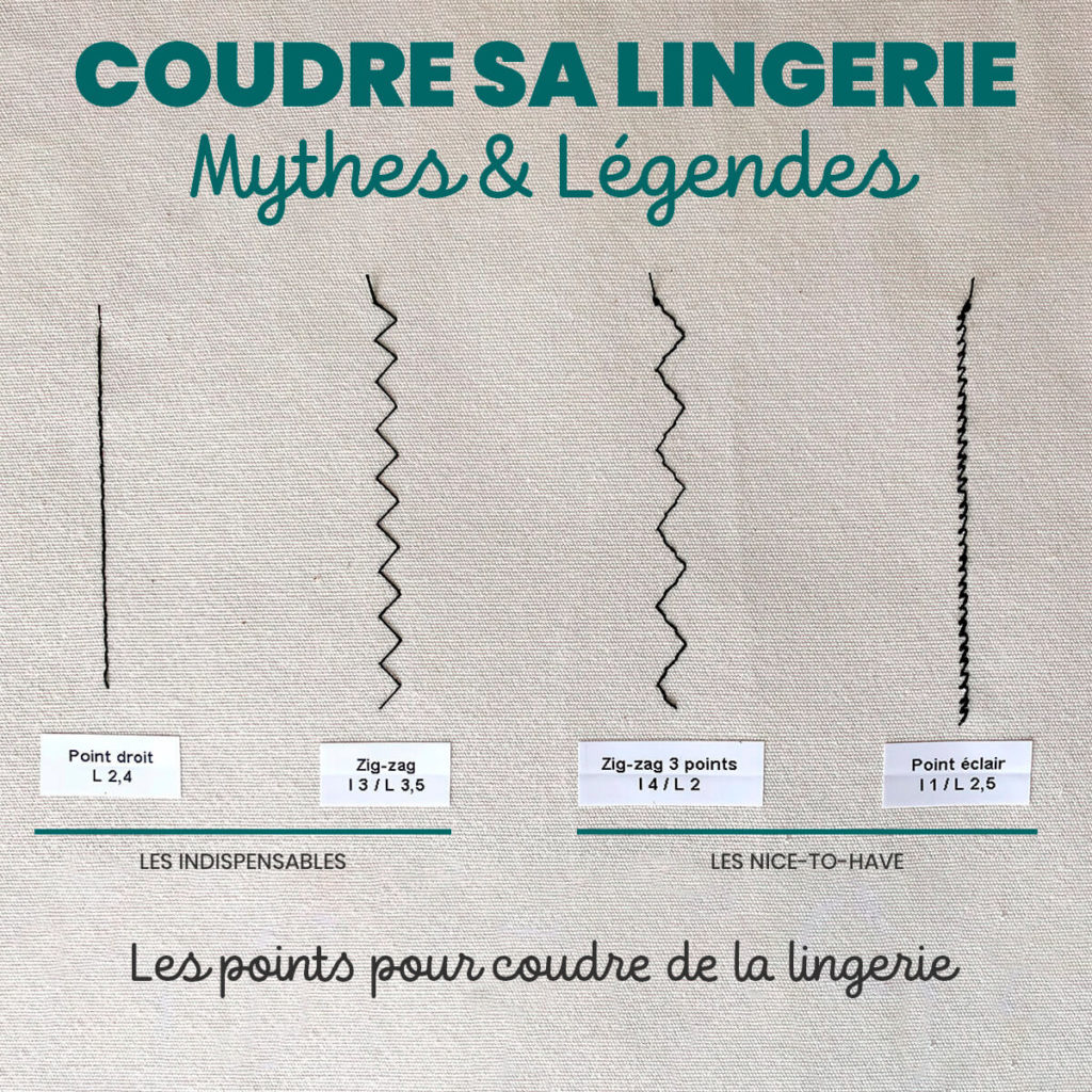 Coudre sa lingerie : mythes & légendes