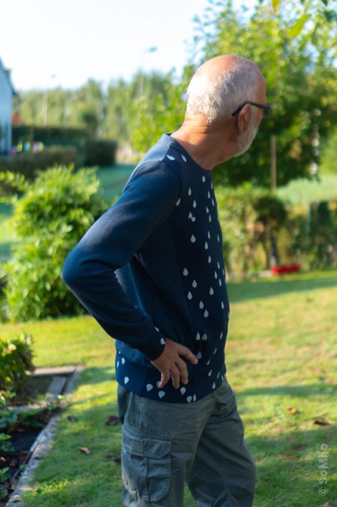 Sweat pour homme Calvin avec des découpes orginales