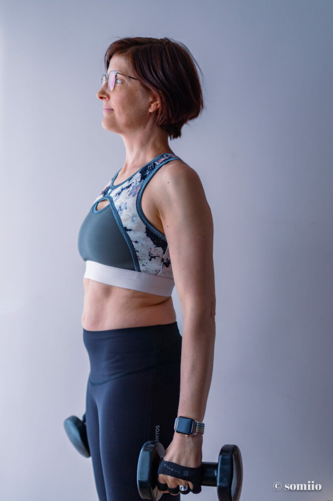Supporter Sports Bra by Étoffe Malicieuse: see my big tricep?