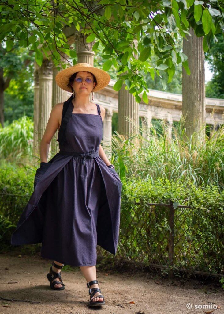 La robe Khloé au parc Monceau